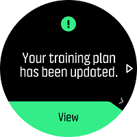 Riceverai una notifica una volta aggiornato il piano di allenamento.